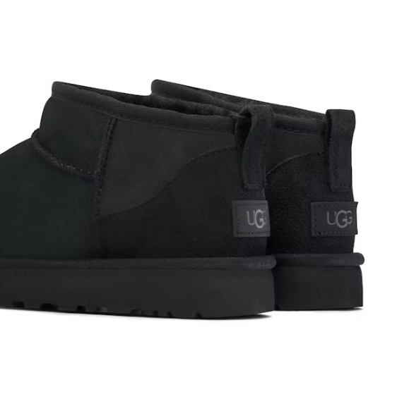 UGG Classic Ultra Mini Boot Black Back