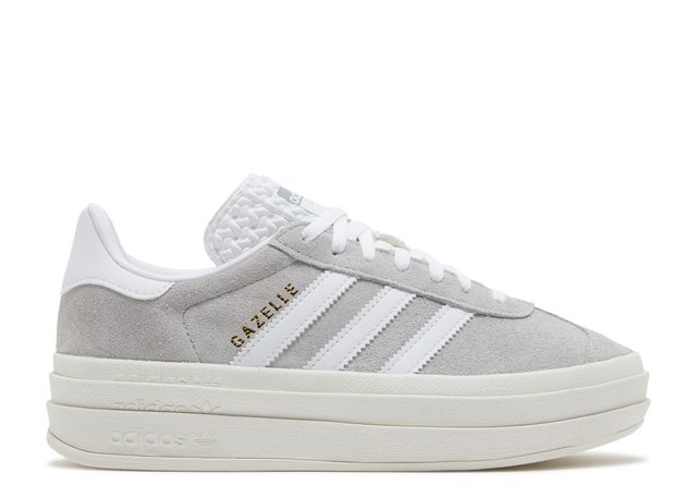 Adidas Gazelle Bold Grey White Side