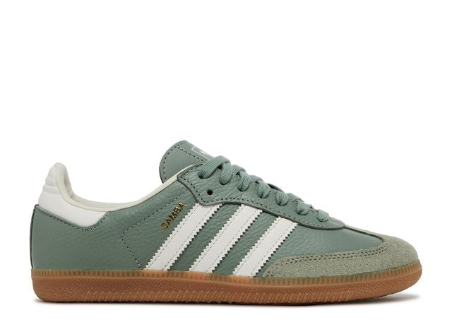 Adidas Samba OG Silver Green Side