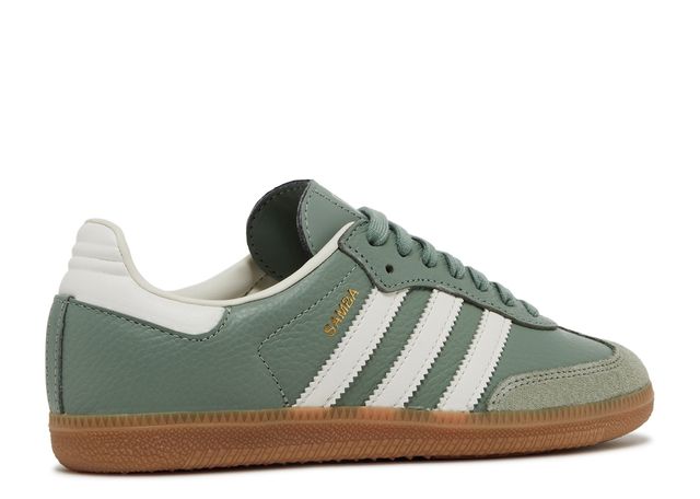 Adidas Samba OG Silver Green Back