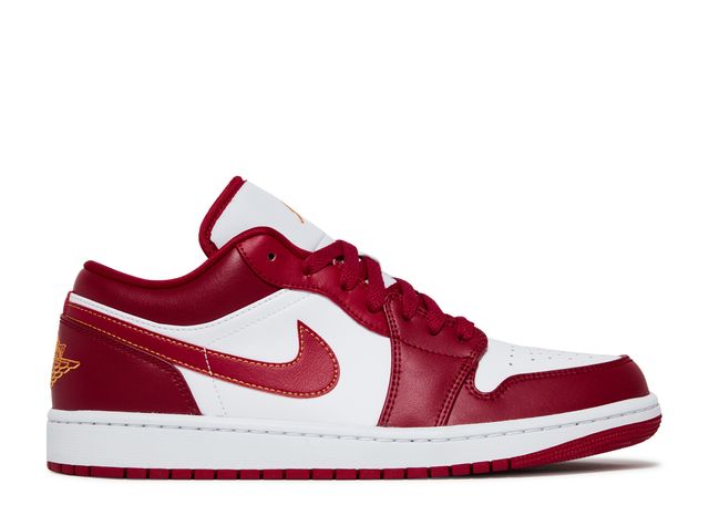 Jordan 1 Low Cardinal Red Side