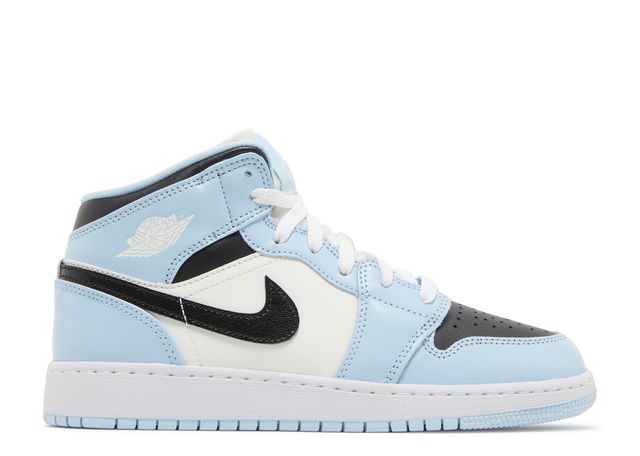 Jordan 1 Mid Ice Blue Side