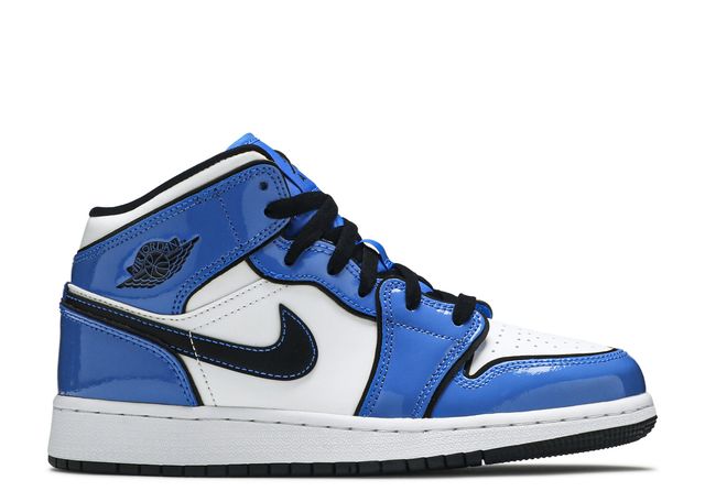 Jordan 1 Mid Signal Blue (GS)