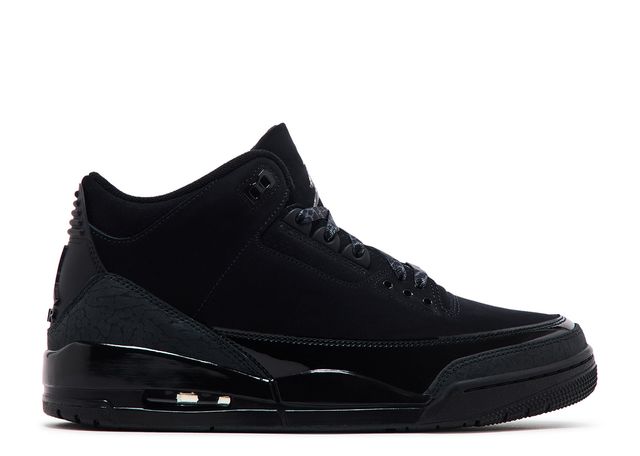 Jordan 3 Black Cat Side