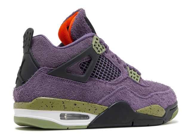 Jordan 4 Retro Canyon Purple Back