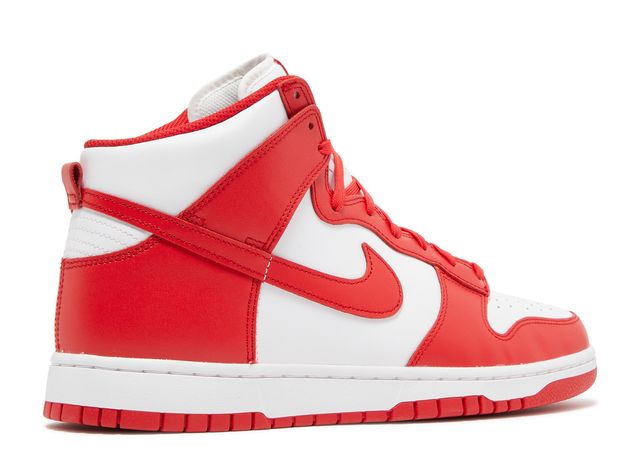 Nike Dunk High Championship White Red Back