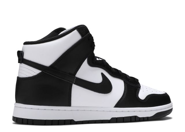 Nike Dunk High Panda Black White Side