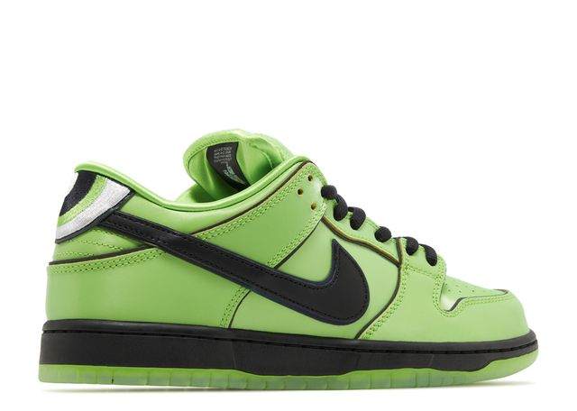 Nike SB Dunk Low The Powerpuff Girls Buttercup Back