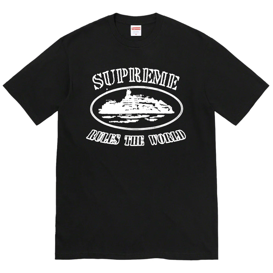 Supreme Corteiz Rules The World Tee Black